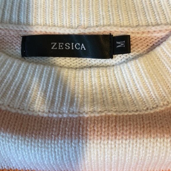 Multi-colored Striped Sweater-Medium - Picture 2 of 2